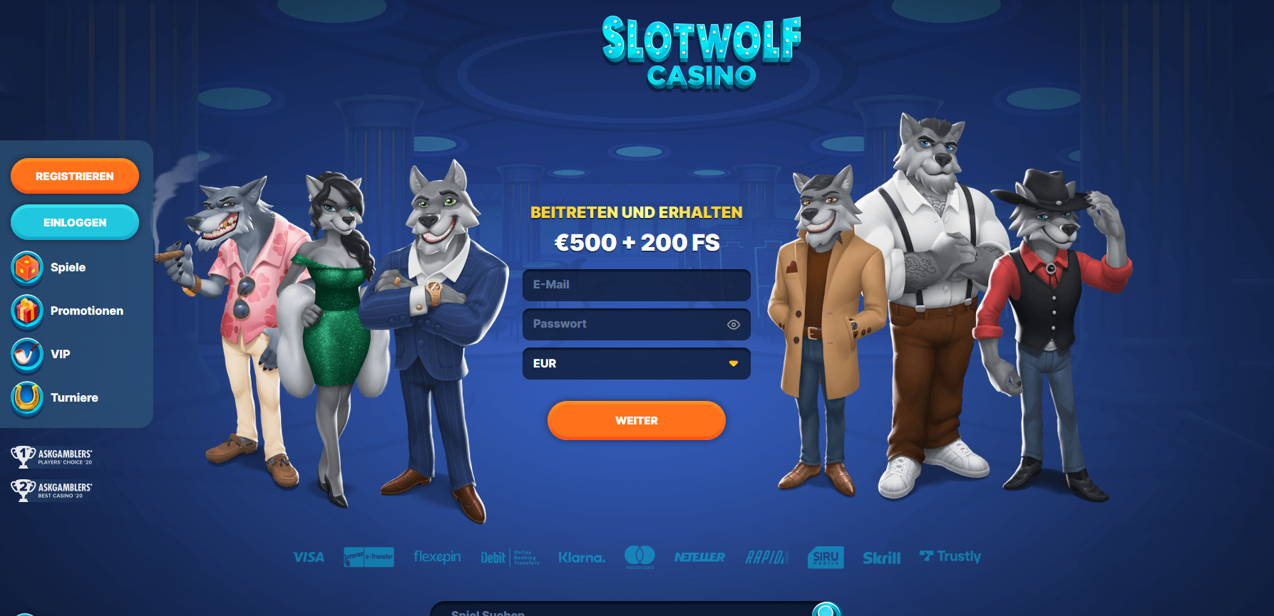 Slotwolf Casino Erfahrungen & Test mit Bonus ohne Einzahlung