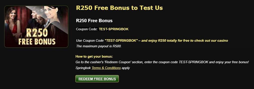 Free No Deposit Casino Bonus Codes South Africa